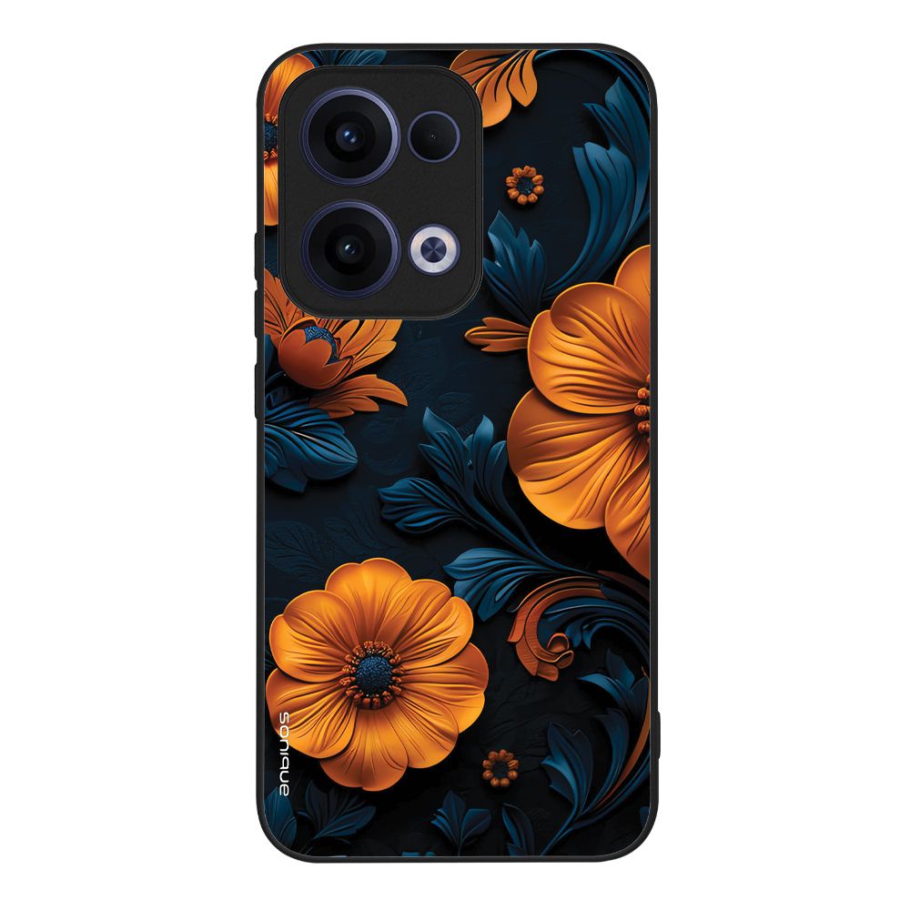 Θήκη Sonique 3D Flower Series για Oppo Reno13 5G Πορτοκαλί 01