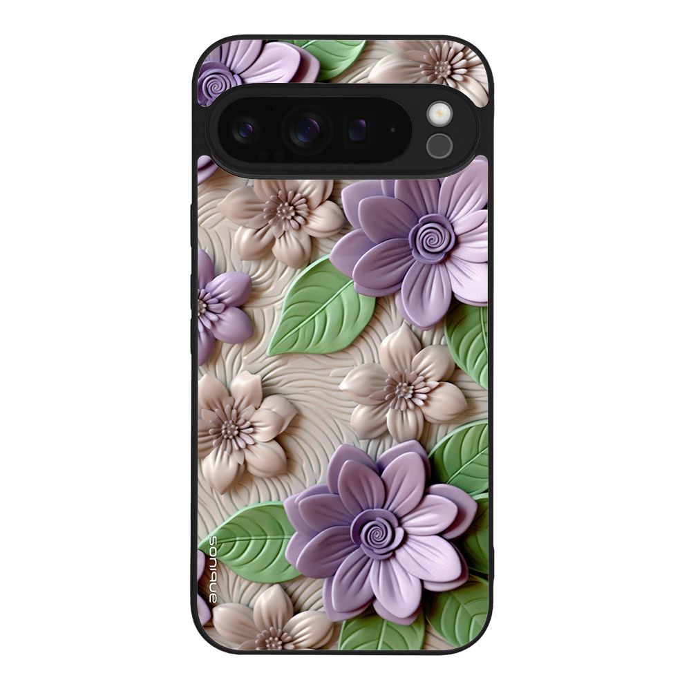 Θήκη Sonique 3D Flower Series για Google Pixel 9 Pro XL 5G Βιολετί