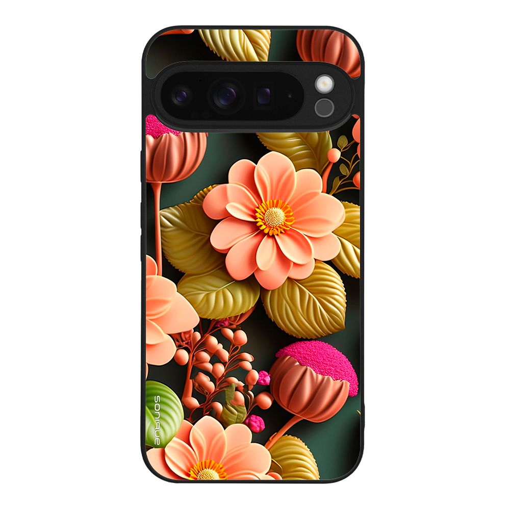 Θήκη Sonique 3D Flower Series για Google Pixel 9 Pro XL 5G Σομόν
