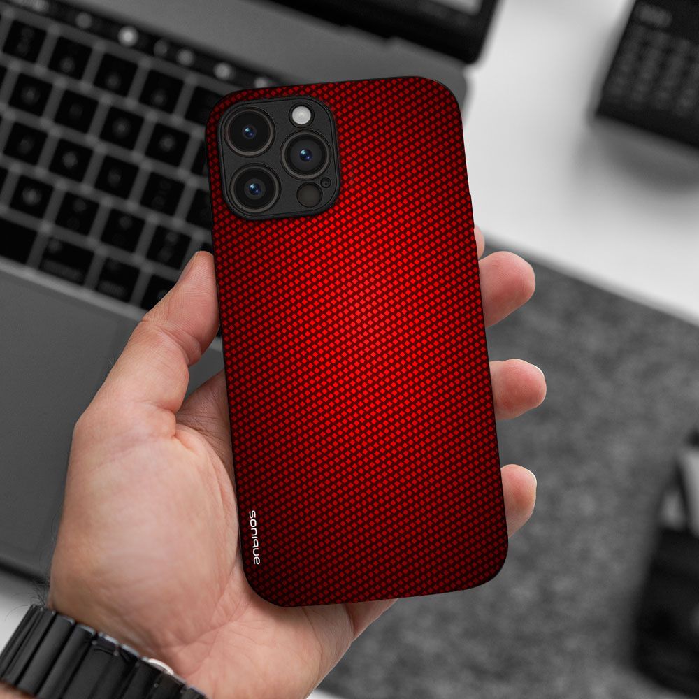 Θήκη Sonique Carbon Series για Google Pixel 9 Pro XL 5G Κόκκινο