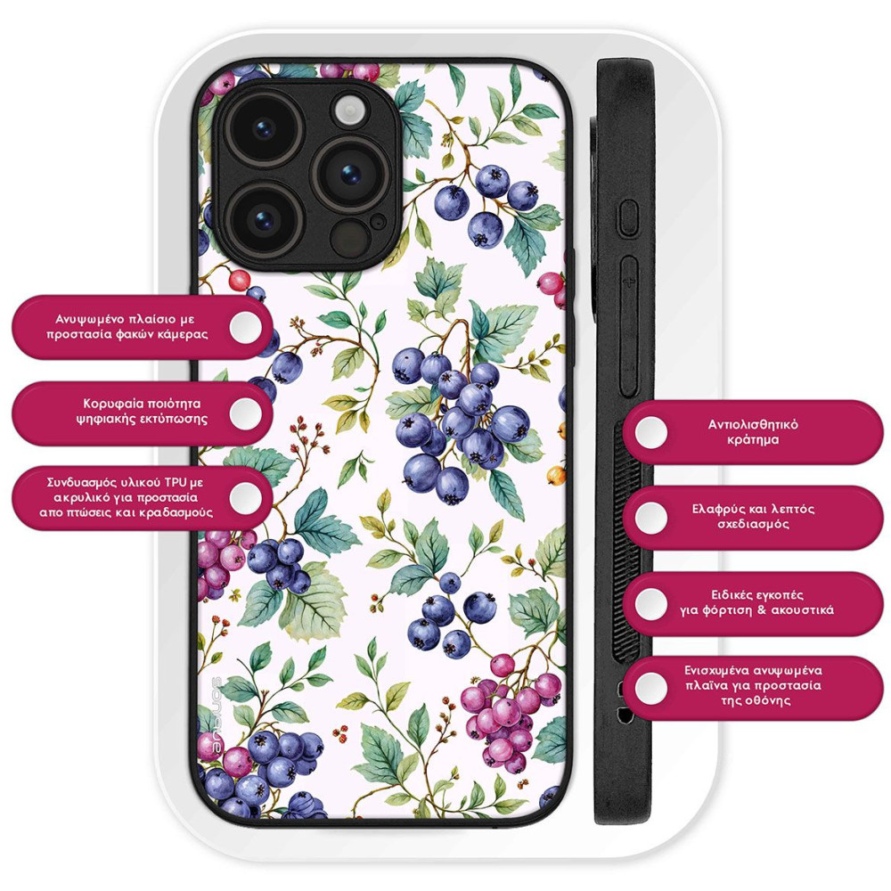 Θήκη Sonique Fruit Series για Google Pixel 9 Pro XL 5G Μύρτιλο