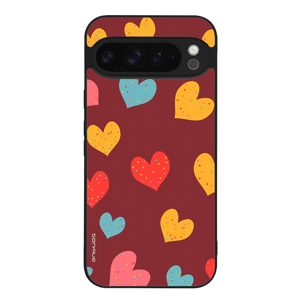 Θήκη Sonique Heart Series για Google Pixel 9 Pro XL 5G Μπορντώ