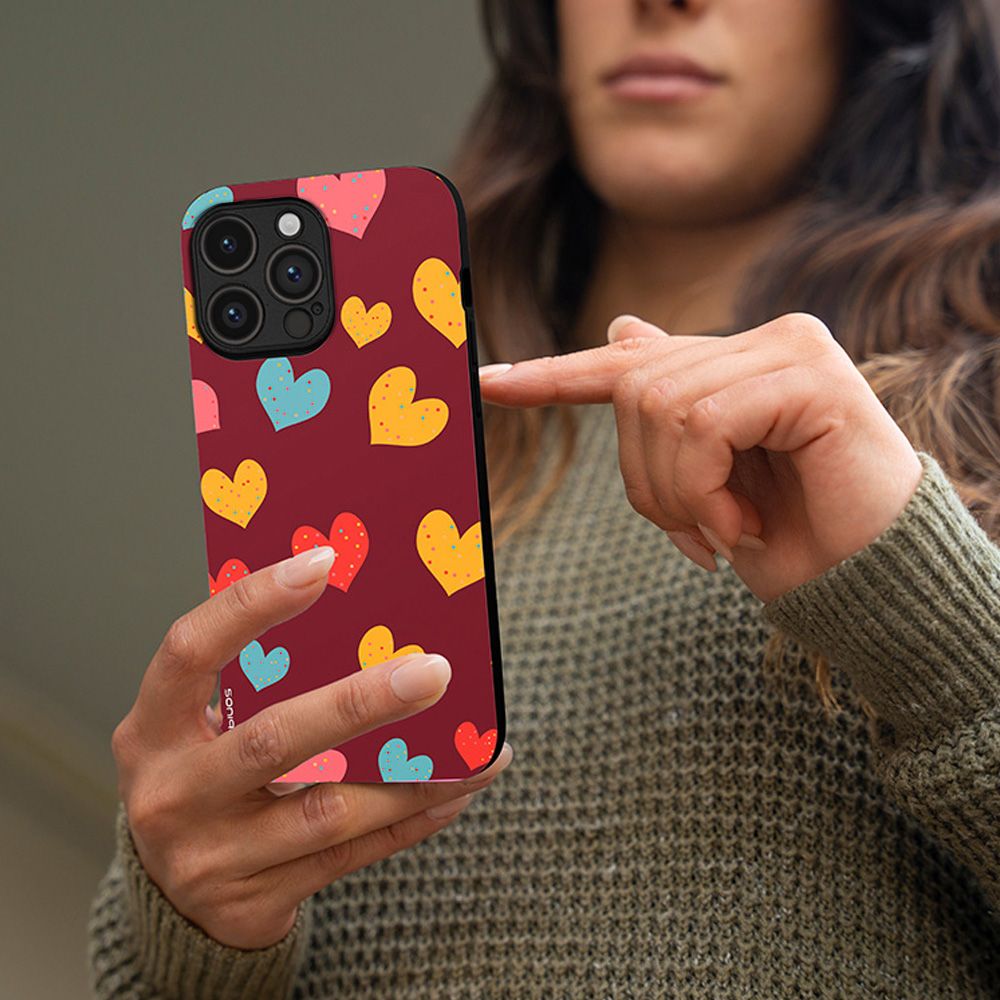 Θήκη Sonique Heart Series για Google Pixel 9 Pro XL 5G Μπορντώ