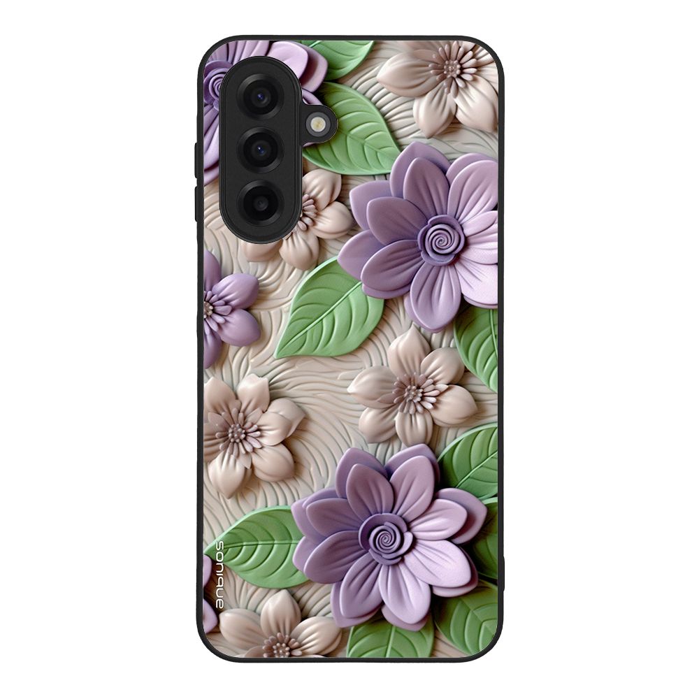 Θήκη Sonique 3D Flower Series για Samsung Galaxy A17 4G / Galaxy A17 5G / Galaxy A18 4G / Galaxy A18 5G Βιολετί
