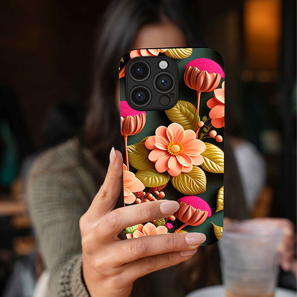 Θήκη Sonique 3D Flower Series για Samsung Galaxy A17 4G / Galaxy A17 5G / Galaxy A18 4G / Galaxy A18 5G Σομόν