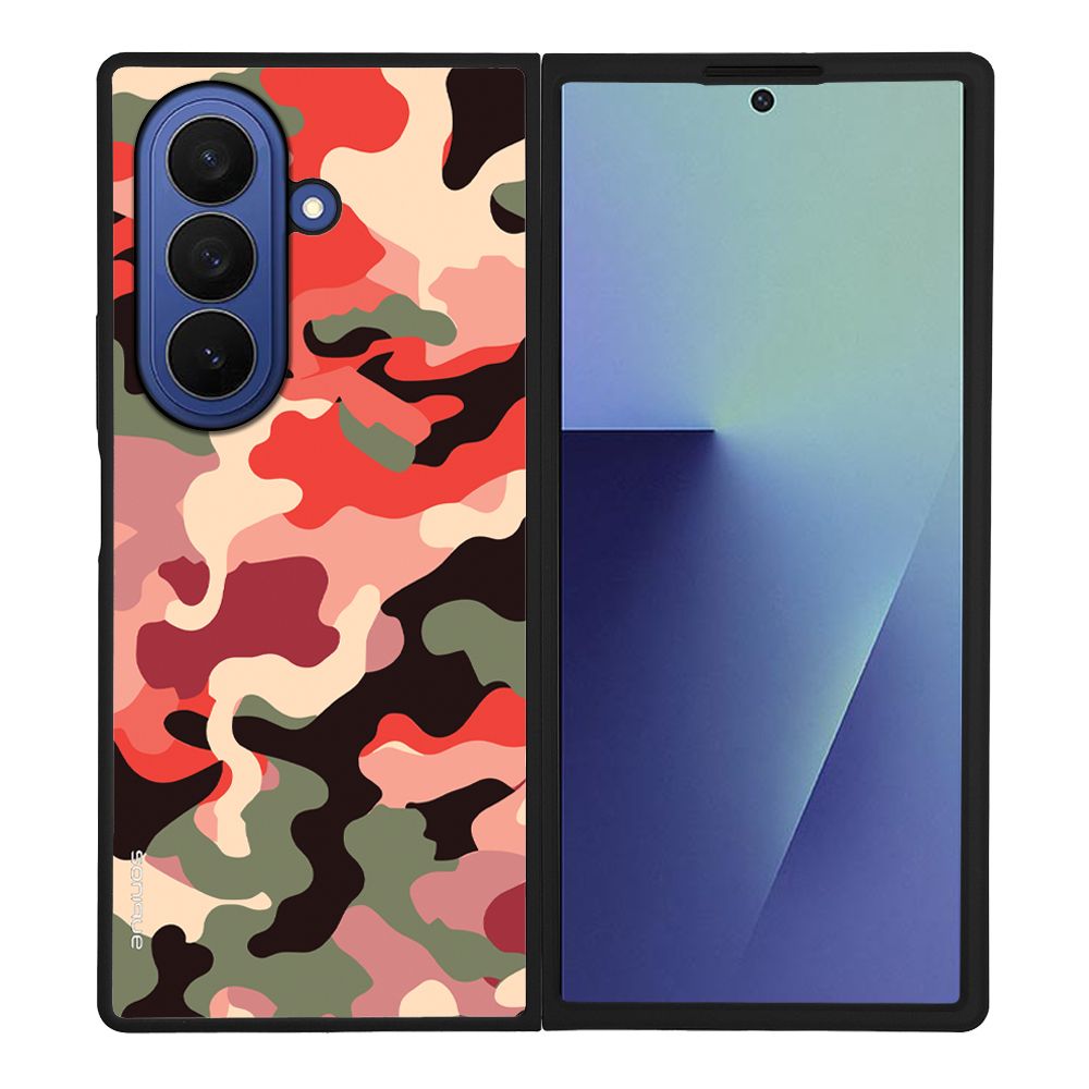 Θήκη Sonique Camouflage Army Series για Samsung Galaxy Z Fold 7 Κόκκινο