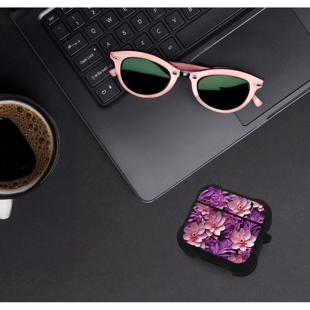 Θήκη Σιλικόνης Sonique 3D Flower Series για AirPods 3 Ροζ