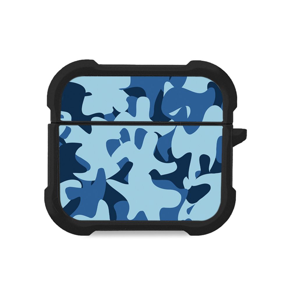 Θήκη Σιλικόνης Sonique Camouflage Army Series για AirPods 3 Μπλε