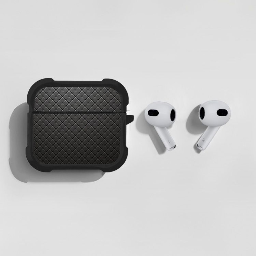Θήκη Σιλικόνης Sonique Carbon Series για AirPods 3 Γκρι
