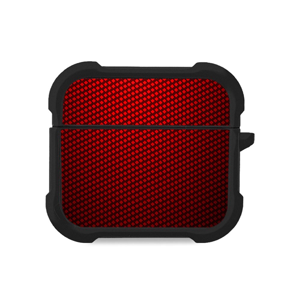 Θήκη Σιλικόνης Sonique Carbon Series για AirPods 3 Κόκκινο