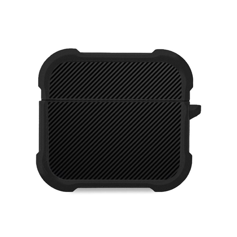 Θήκη Σιλικόνης Sonique Carbon Series για AirPods 3 Μαύρο