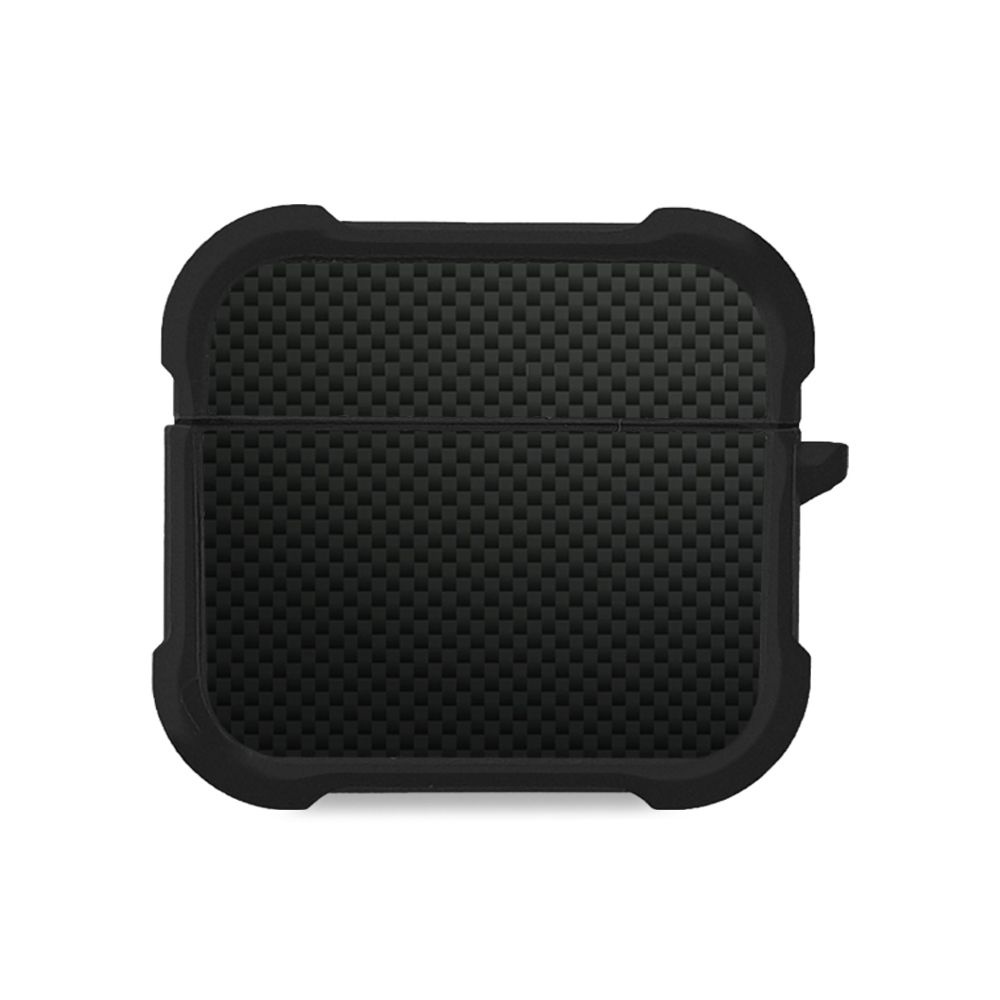 Θήκη Σιλικόνης Sonique Carbon Series για AirPods 3 Μαύρο 01