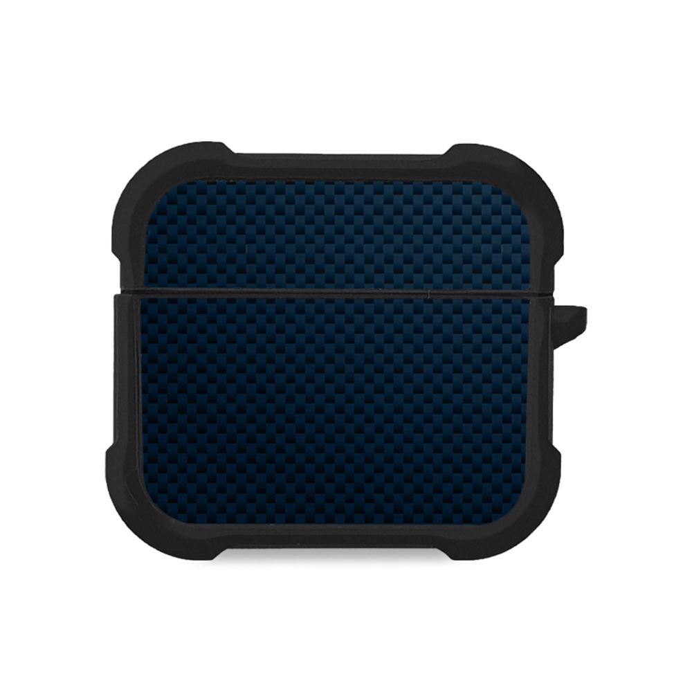 Θήκη Σιλικόνης Sonique Carbon Series για AirPods 3 Μπλε