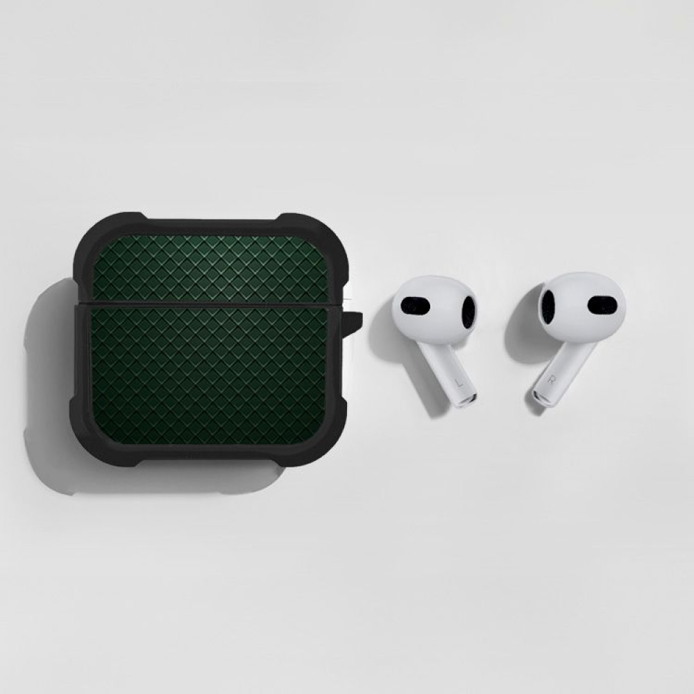 Θήκη Σιλικόνης Sonique Carbon Series για AirPods 3 Πράσινο