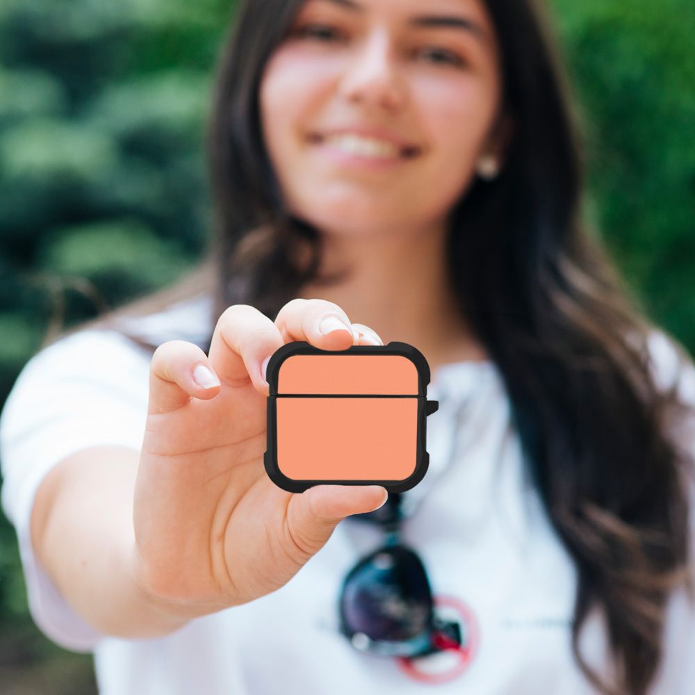 Θήκη Σιλικόνης Sonique ColorBloc Series για AirPods 3 Κοραλί