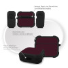 Θήκη Σιλικόνης Sonique ColorBloc Series για AirPods 3 Μπορντό