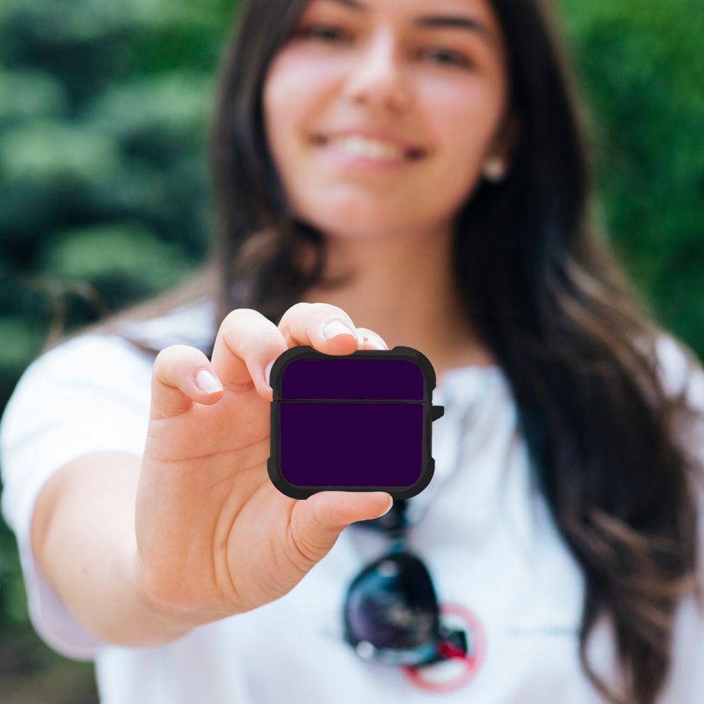 Θήκη Σιλικόνης Sonique ColorBloc Series για AirPods 3 Μωβ