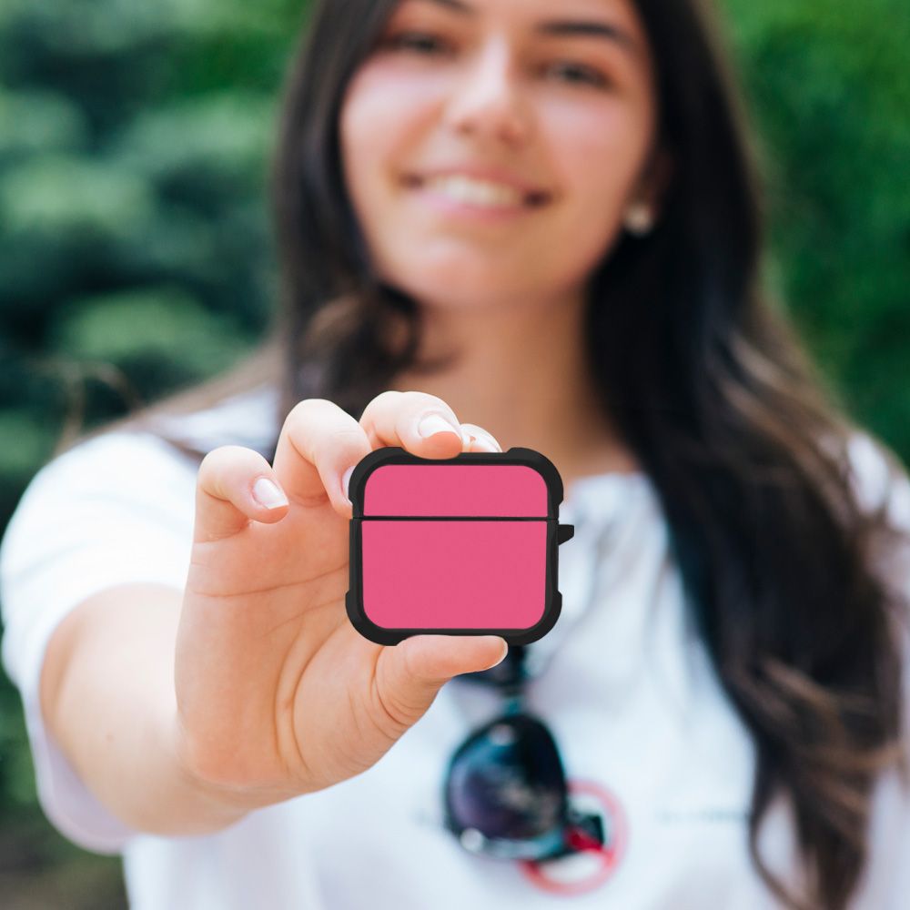 Θήκη Σιλικόνης Sonique ColorBloc Series για AirPods 3 Ροζ