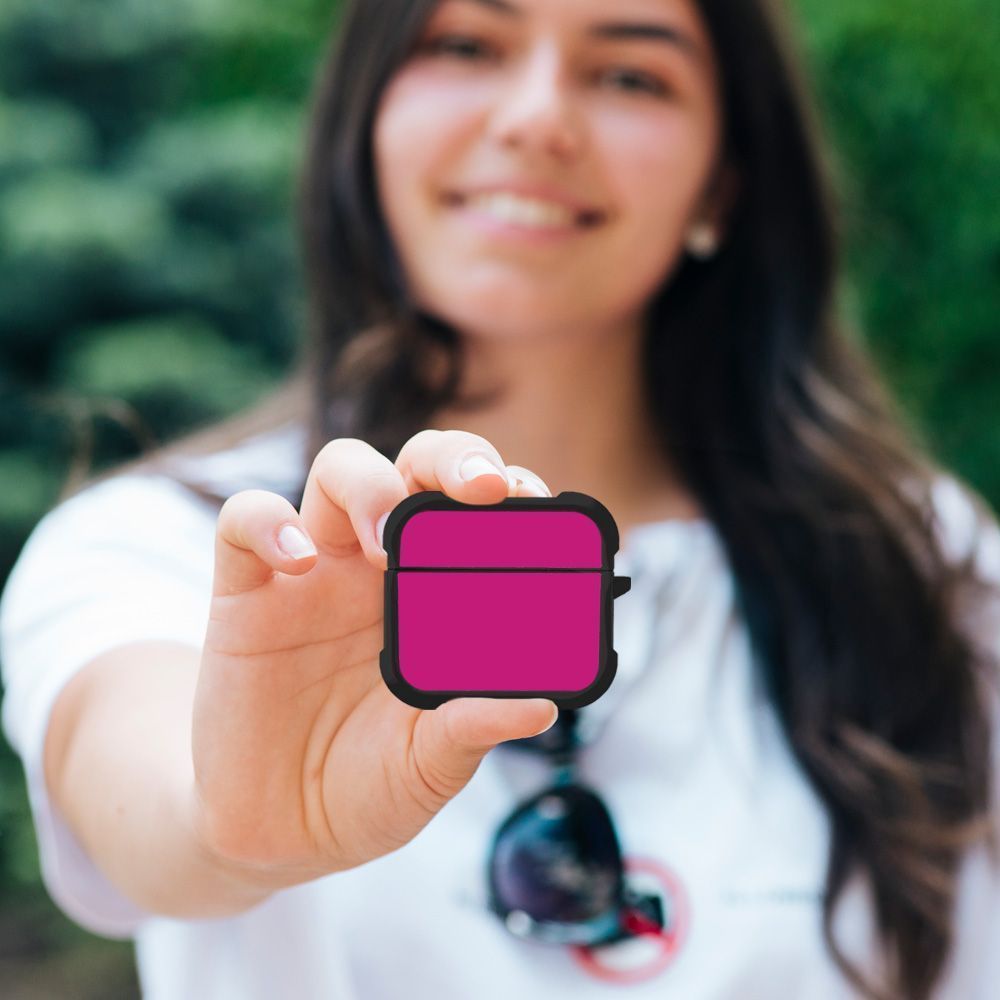 Θήκη Σιλικόνης Sonique ColorBloc Series για AirPods 3 Ματζέντα