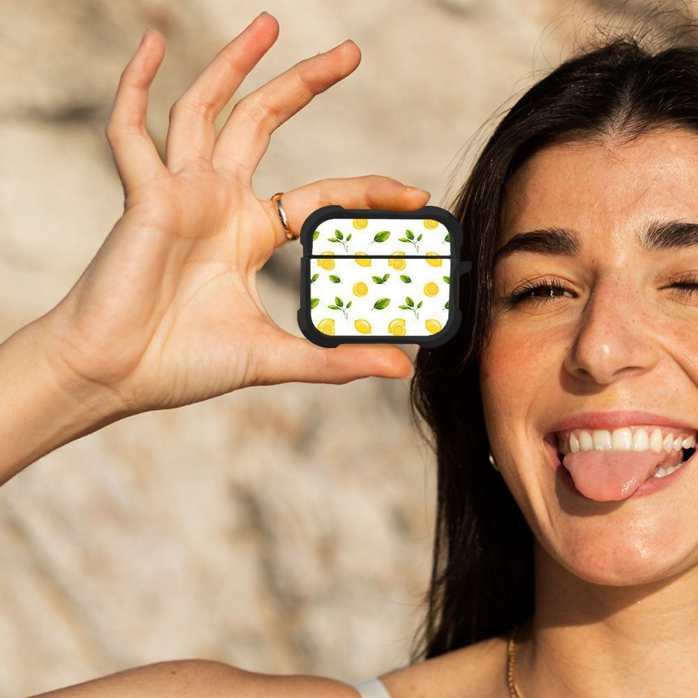 Θήκη Σιλικόνης Sonique Fruit Series για AirPods 3 Λεμόνι 01