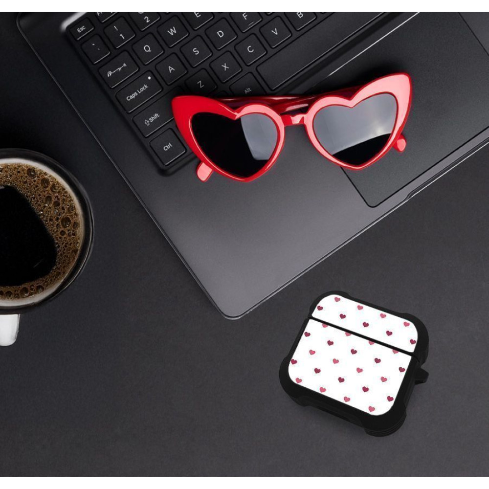 Θήκη Σιλικόνης Sonique Heart Series για AirPods 3 Λευκό 01