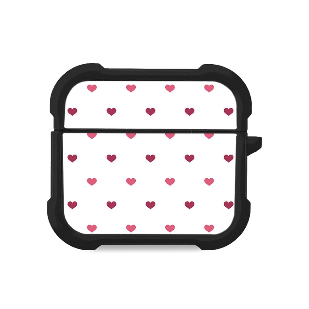 Θήκη Σιλικόνης Sonique Heart Series για AirPods 3 Λευκό 01