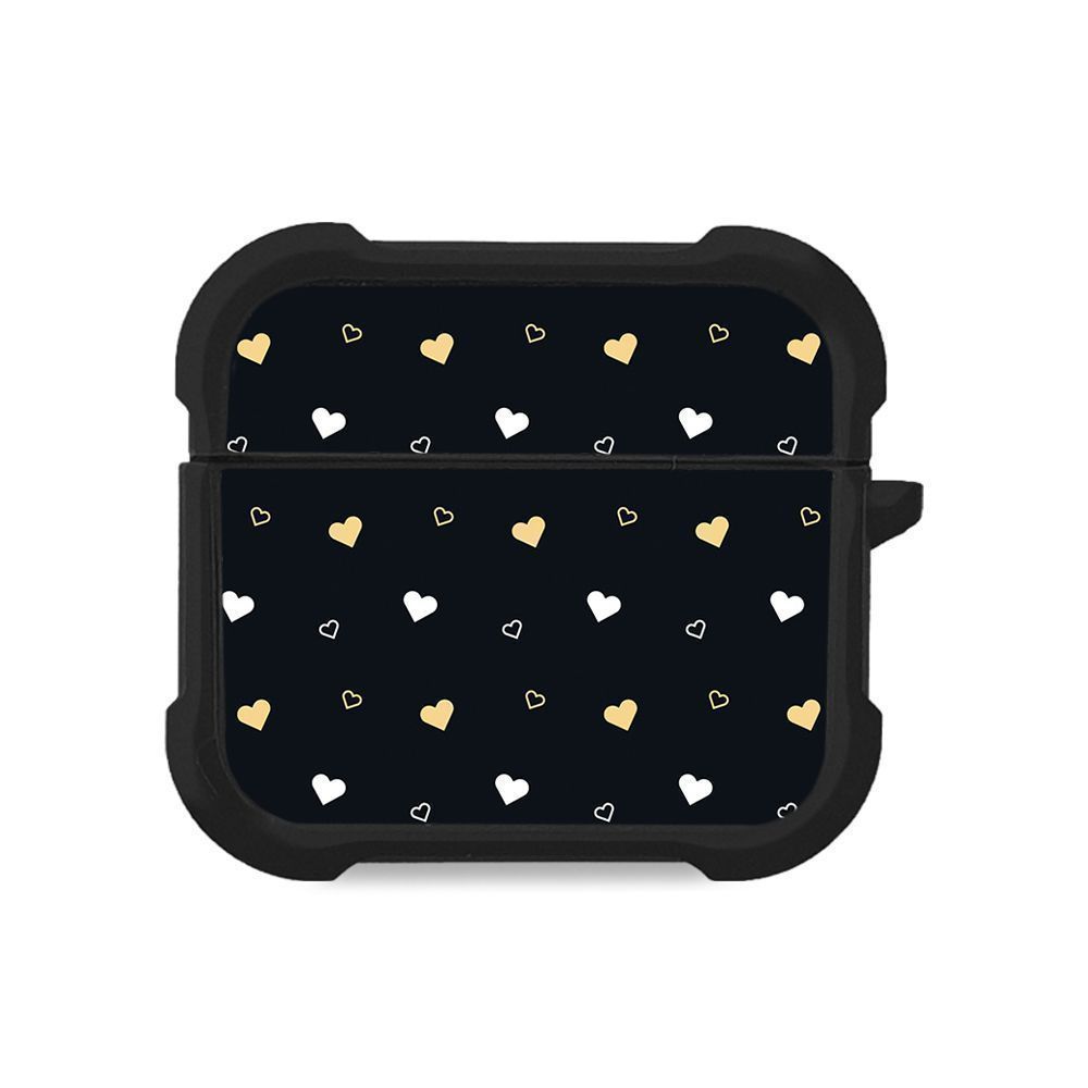 Θήκη Σιλικόνης Sonique Heart Series για AirPods 3 Μαύρο 01