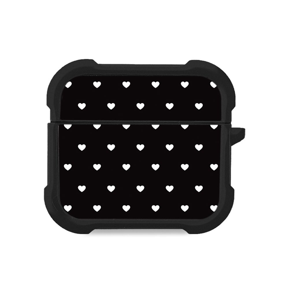 Θήκη Σιλικόνης Sonique Heart Series για AirPods 3 Μαύρο 02