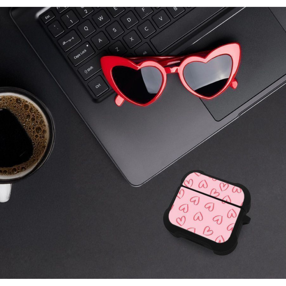 Θήκη Σιλικόνης Sonique Heart Series για AirPods 3 Ροζ