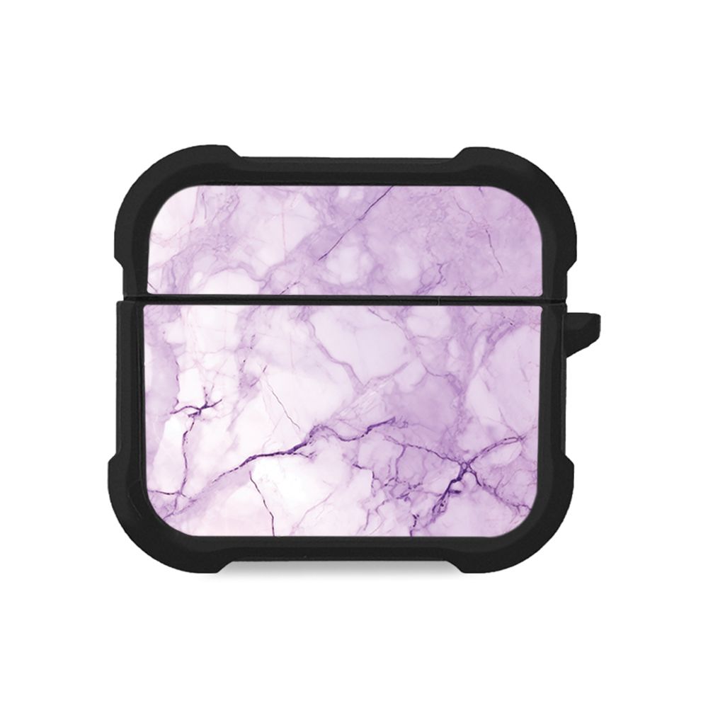Θήκη Σιλικόνης Sonique Marble Series για AirPods 3 Βιολετί