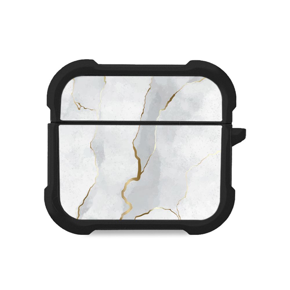 Θήκη Σιλικόνης Sonique Marble Series για AirPods 3 Λευκό 01