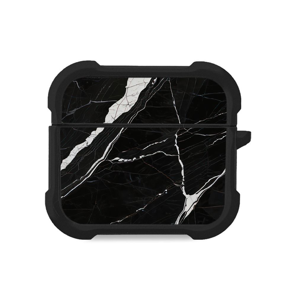 Θήκη Σιλικόνης Sonique Marble Series για AirPods 3 Μαύρο