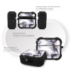 Θήκη Σιλικόνης Sonique Marble Series για AirPods 3 Μωβ Γκρι