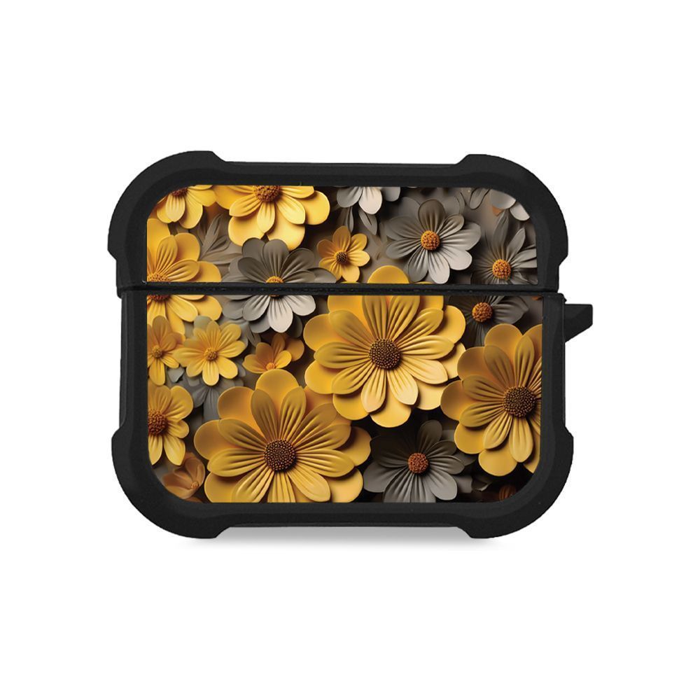 Θήκη Σιλικόνης Sonique 3D Flower Series για AirPods Pro / Pro 2 Κίτρινο