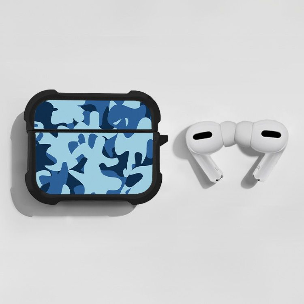 Θήκη Σιλικόνης Sonique Camouflage Army Series για AirPods Pro / Pro 2 Μπλε