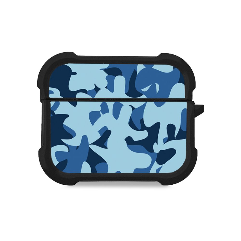 Θήκη Σιλικόνης Sonique Camouflage Army Series για AirPods Pro / Pro 2 Μπλε