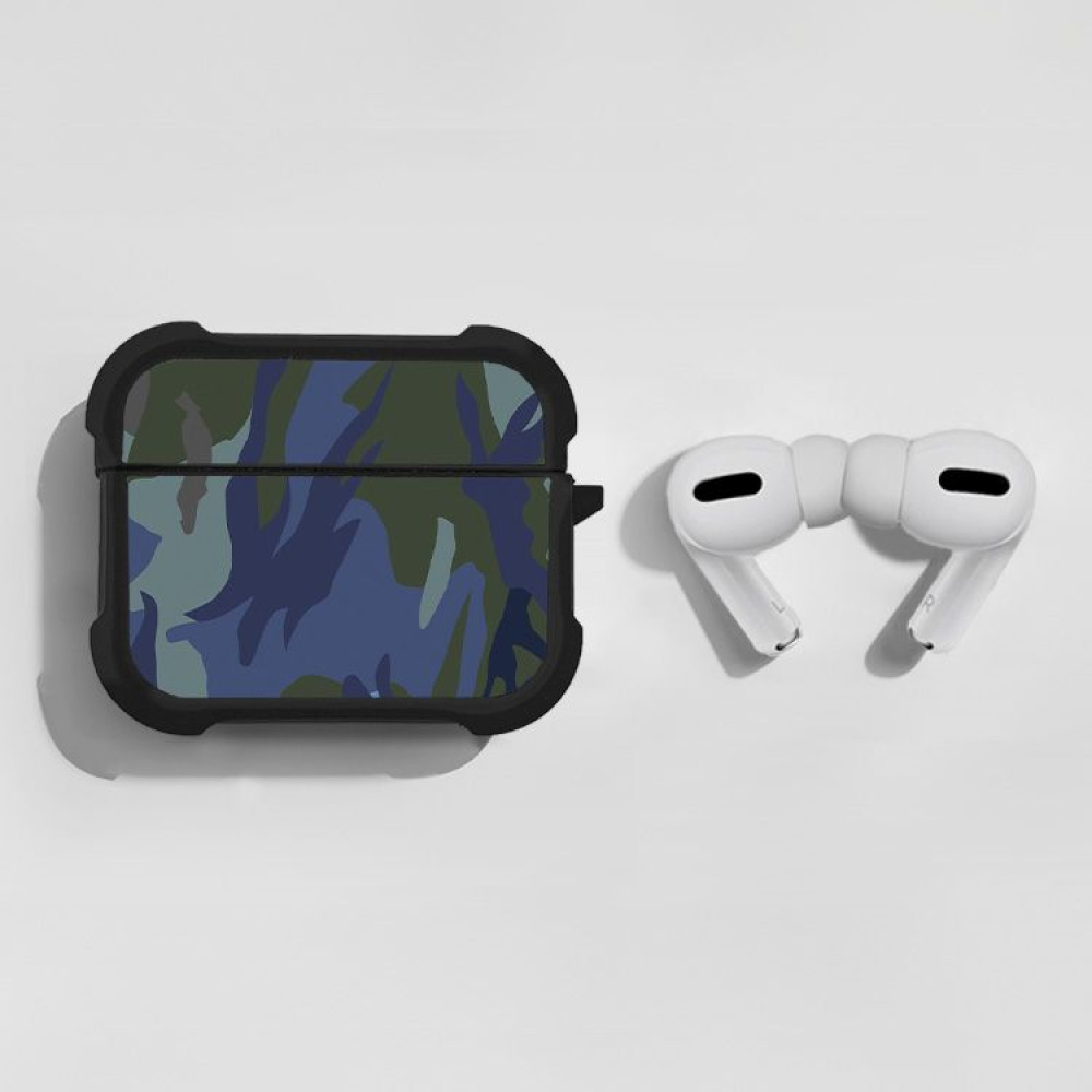Θήκη Σιλικόνης Sonique Camouflage Army Series για AirPods Pro / Pro 2 Μπλε 01