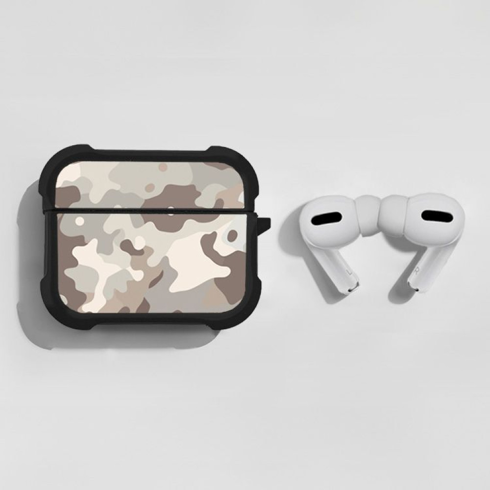 Θήκη Σιλικόνης Sonique Camouflage Army Series για AirPods Pro / Pro 2 Μπεζ