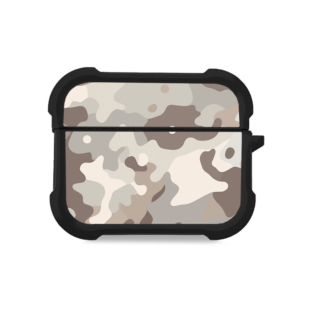 Θήκη Σιλικόνης Sonique Camouflage Army Series για AirPods Pro / Pro 2 Μπεζ