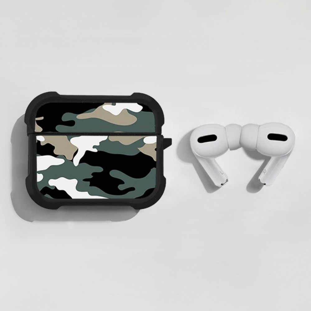 Θήκη Σιλικόνης Sonique Camouflage Army Series για AirPods Pro / Pro 2 Χακί