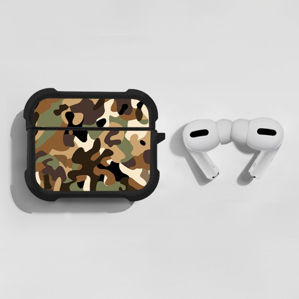 Θήκη Σιλικόνης Sonique Camouflage Army Series για AirPods Pro / Pro 2 Καφέ