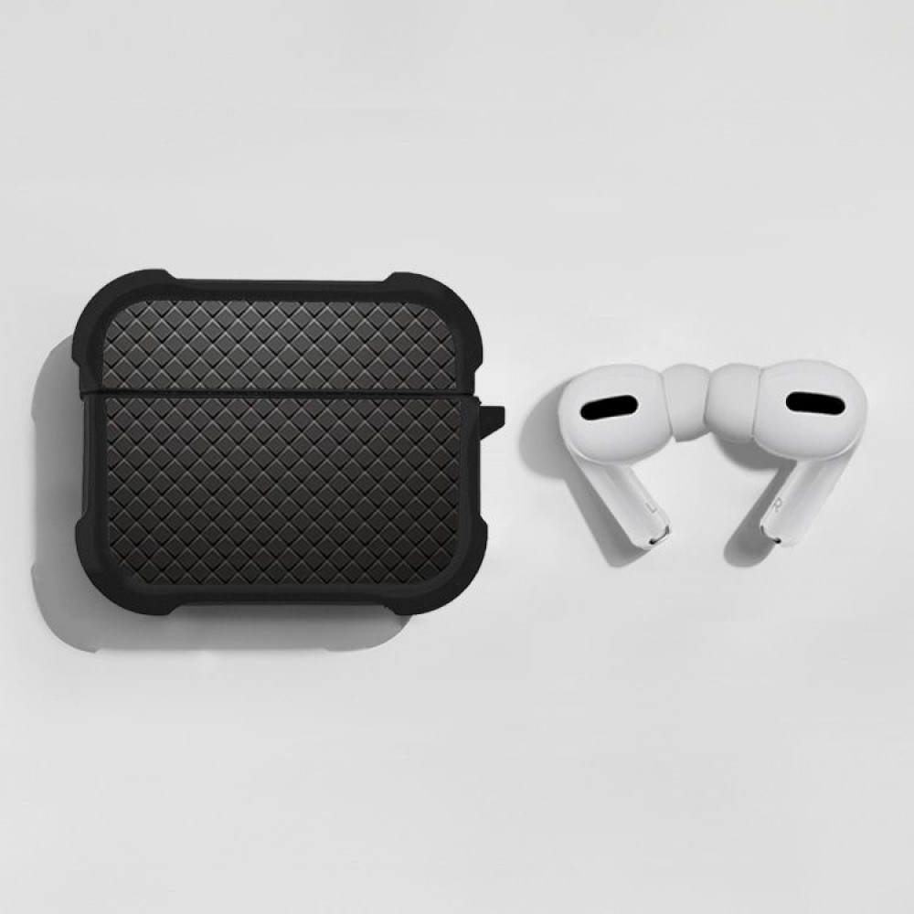 Θήκη Σιλικόνης Sonique Carbon Series για AirPods Pro / Pro 2 Γκρι