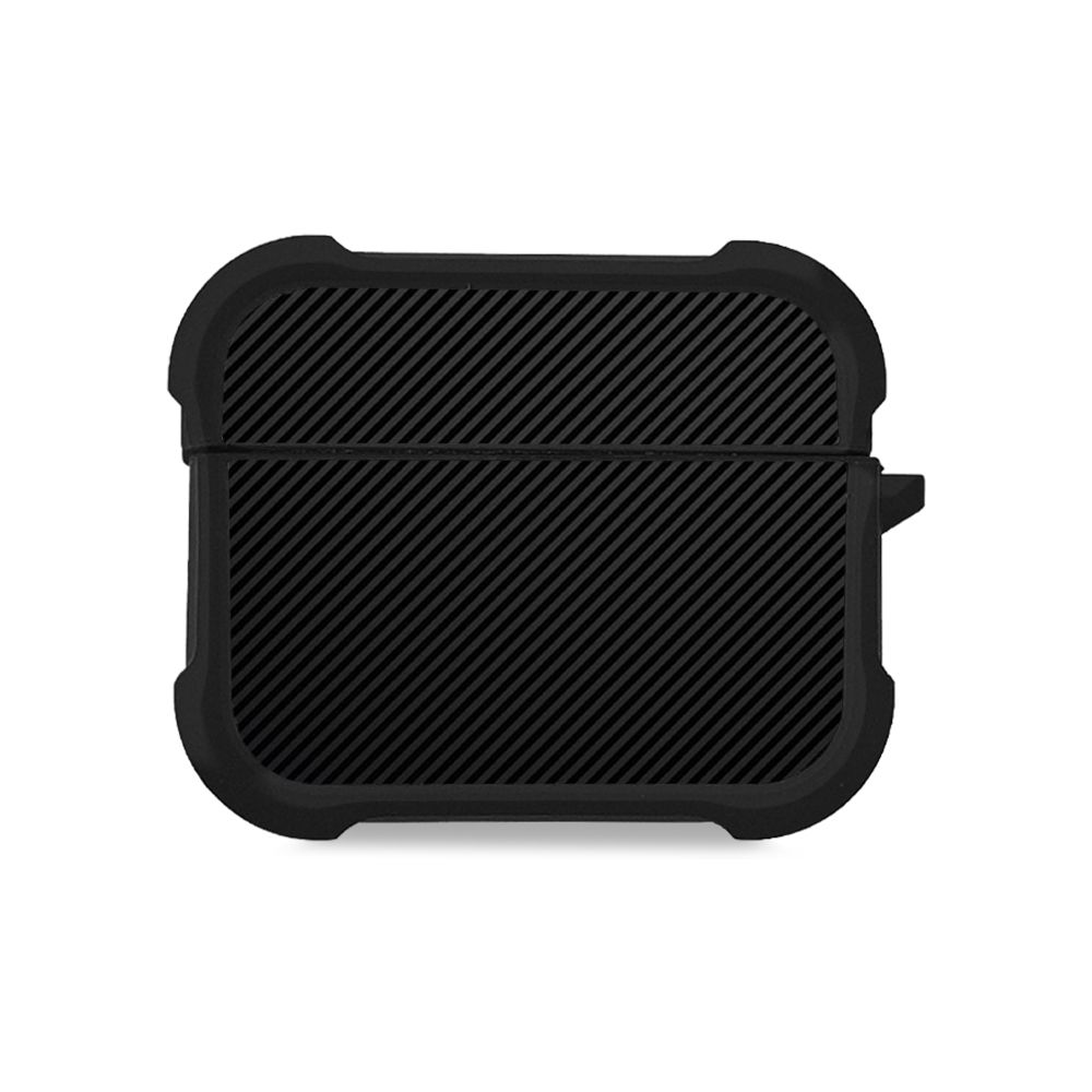 Θήκη Σιλικόνης Sonique Carbon Series για AirPods Pro / Pro 2 Μαύρο