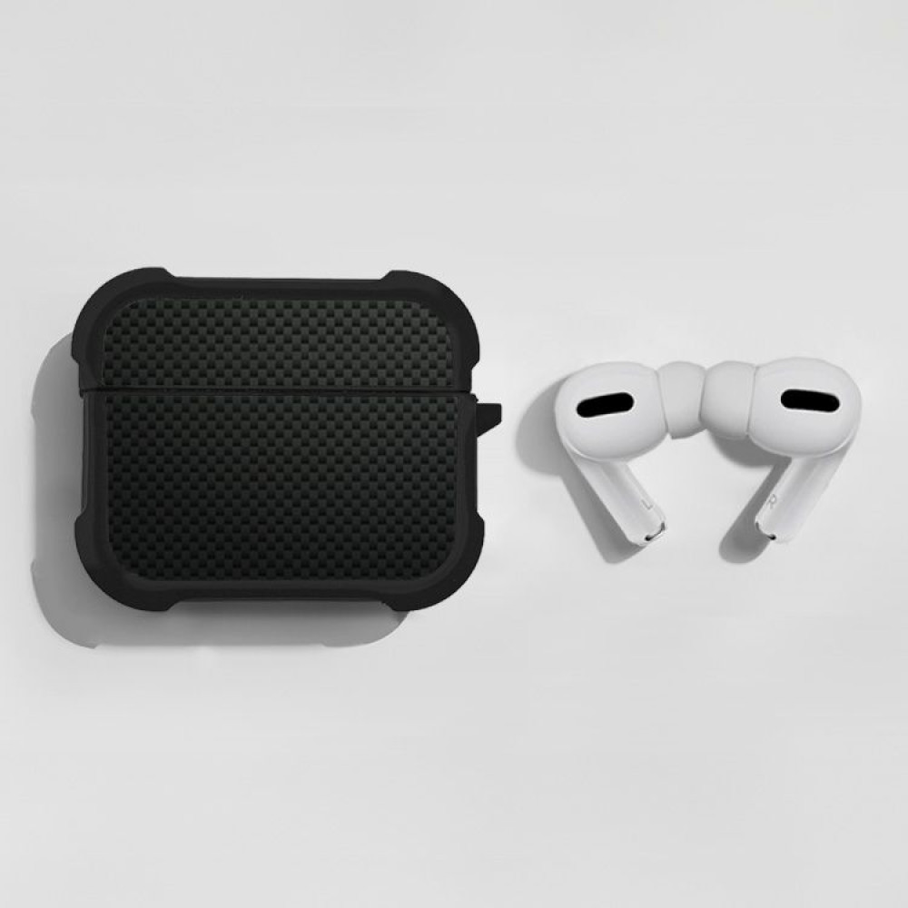 Θήκη Σιλικόνης Sonique Carbon Series για AirPods Pro / Pro 2 Μαύρο 01