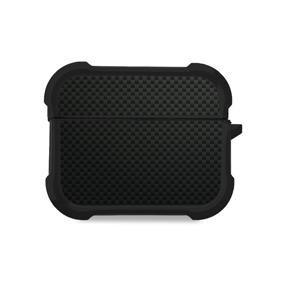 Θήκη Σιλικόνης Sonique Carbon Series για AirPods Pro / Pro 2 Μαύρο 01