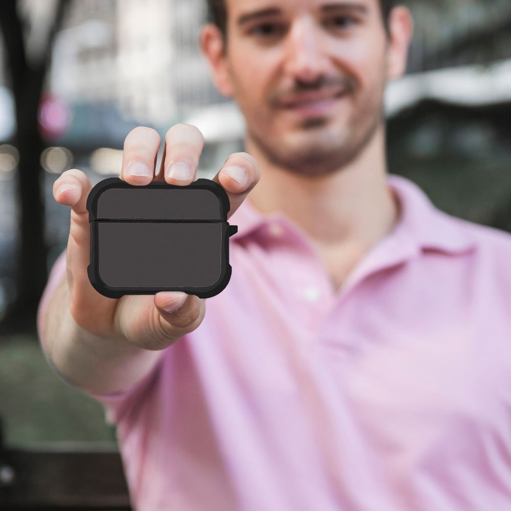Θήκη Σιλικόνης Sonique ColorBloc Series για AirPods Pro / Pro 2 Γκρι