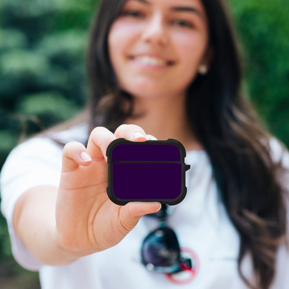 Θήκη Σιλικόνης Sonique ColorBloc Series για AirPods Pro / Pro 2 Μωβ