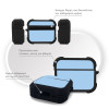 Θήκη Σιλικόνης Sonique ColorBloc Series για AirPods Pro / Pro 2 Τιρκουάζ