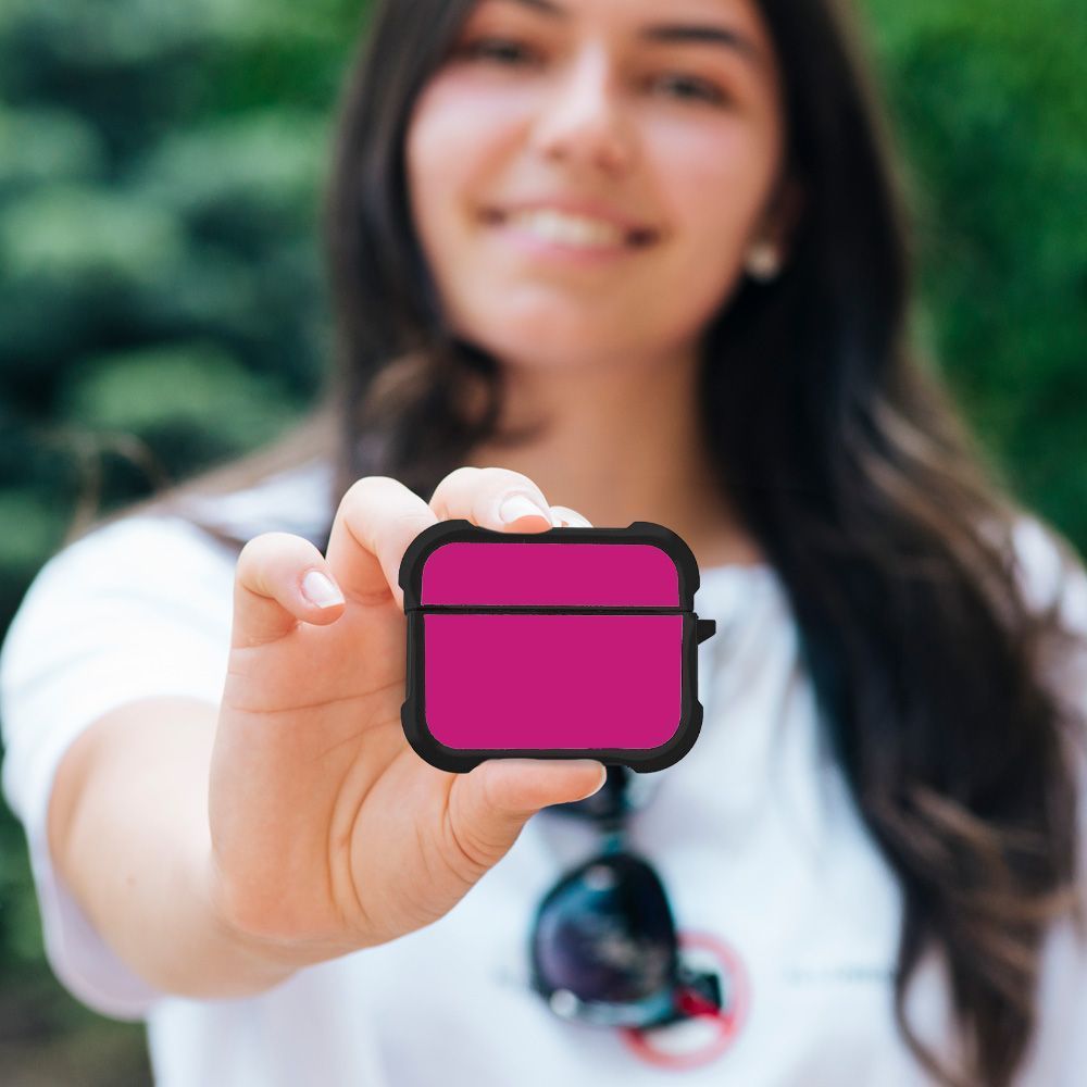 Θήκη Σιλικόνης Sonique ColorBloc Series για AirPods Pro / Pro 2 Ματζέντα
