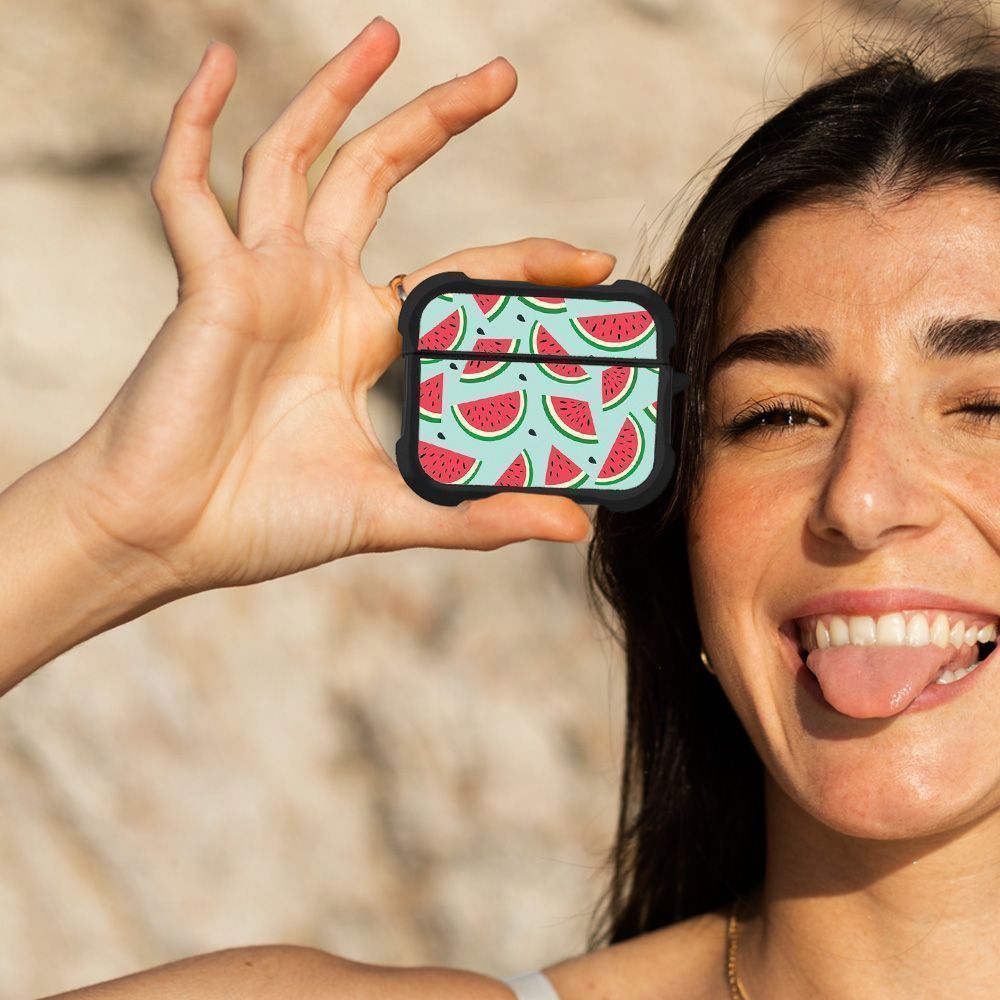 Θήκη Σιλικόνης Sonique Fruit Series για AirPods Pro / Pro 2 Καρπούζι 01